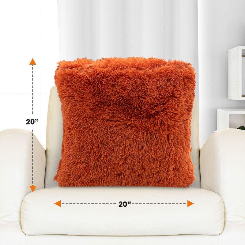 Faux Fur Throw Pillow