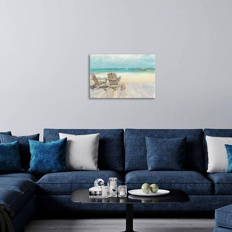 Seaside Morning No Window by Danhui Nai Unframed Wall Canvas - iCanvas