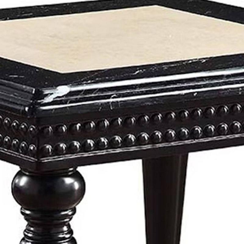 Marble Top End Table