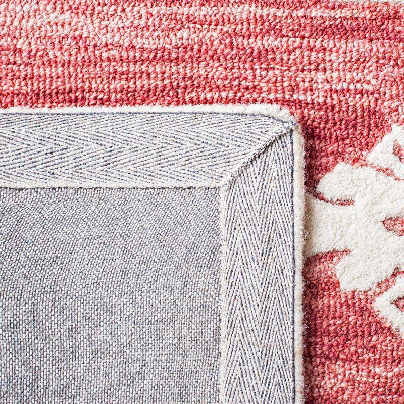Aspen APN550 Hand Tufted Indoor Area Rug - Rust/Ivory - 7'x7' - Safavieh