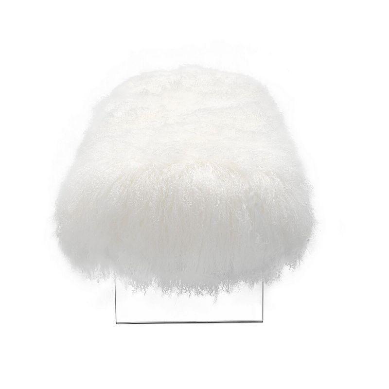 Lilliana Sheepskin Bench  - Safavieh