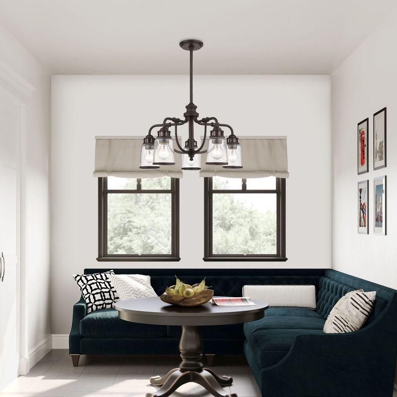 Livex Lighting Lawrenceville 5 - Light Chandelier in  Bronze