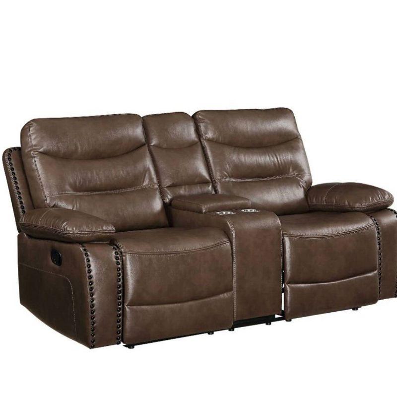 Acme Furniture Aashi Sofa Brown Leather