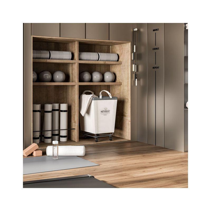 Rolling Commercial Laundry Hamper