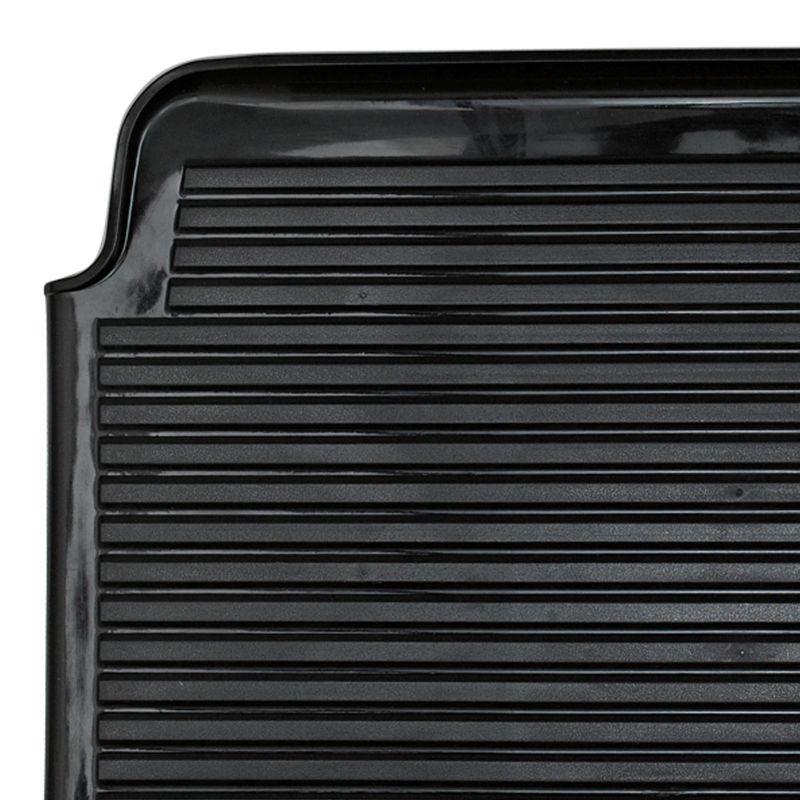 Black Plastic Ridged Dish Drain Board