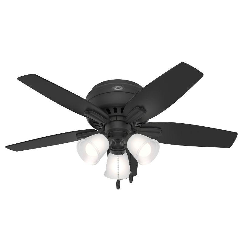 42" Newsome 5 - Blade Flush Mount Ceiling Fan with Lights and Pull Chains