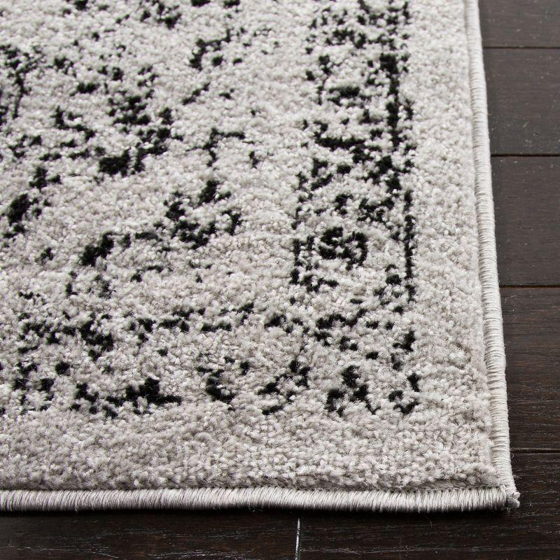 Adirondack ADR109 Non-Shedding Power Loomed Indoor Area Rug - Grey/Black - 10'x14' - Safavieh