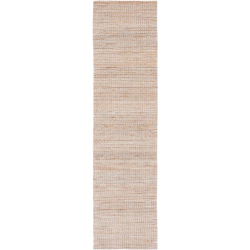 Natural Ivory Hand Tufted Wool Runner Rug