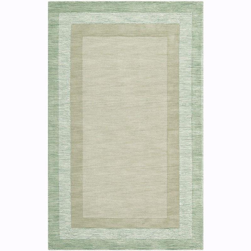 Impressions IM821 Hand Loomed Area Rug - Green/Beige - 4'x6' - Safavieh