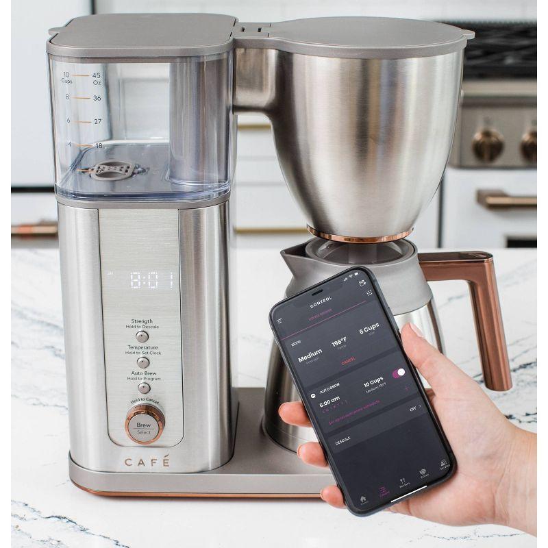 Café ™ Stainless Steel 10-Cup Drip Coffee Maker with Thermal Carafe