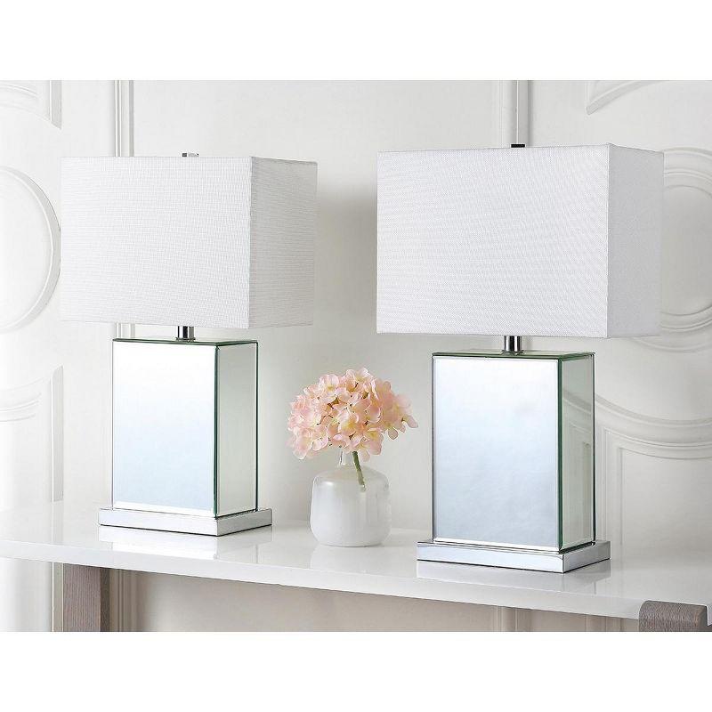 Dana Table Lamp (Set of 2) - Clear - Safavieh