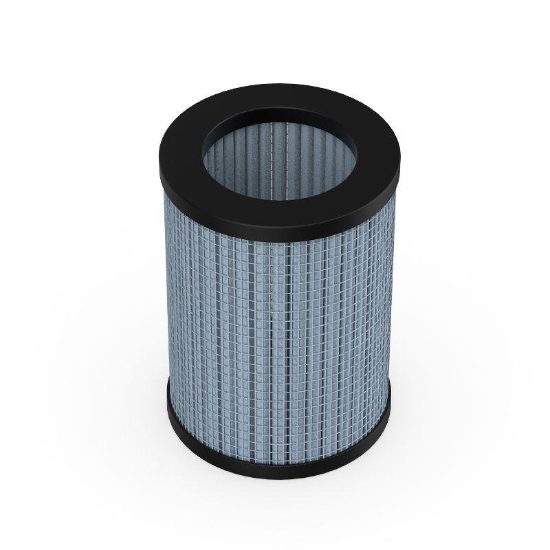 Compact Black and Gray HEPA Air Purifier Filter