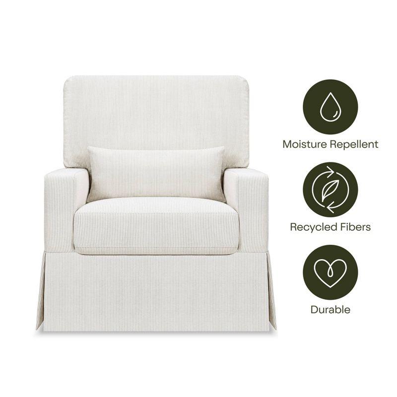 Crawford Upholstered Swivel Glider