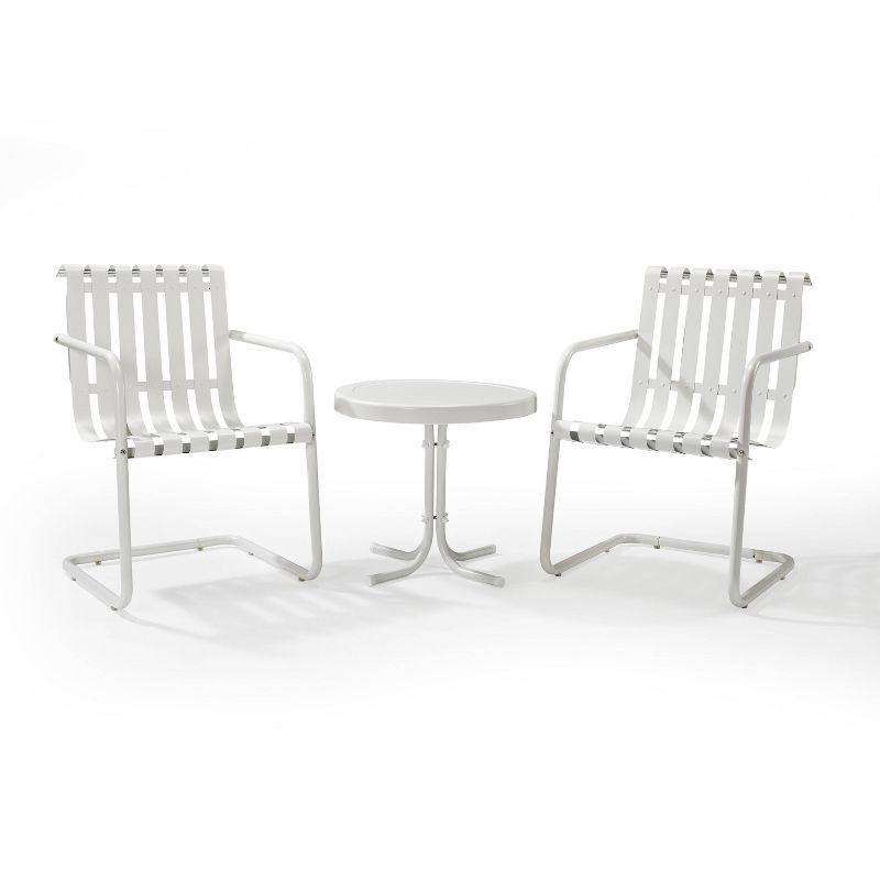 Gracie 3pc Outdoor Seating Set - White - Crosley