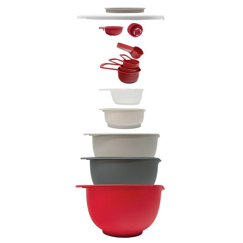 Norpro Nested Mixing Bowls and Measuring Cups, 12 Piece Set