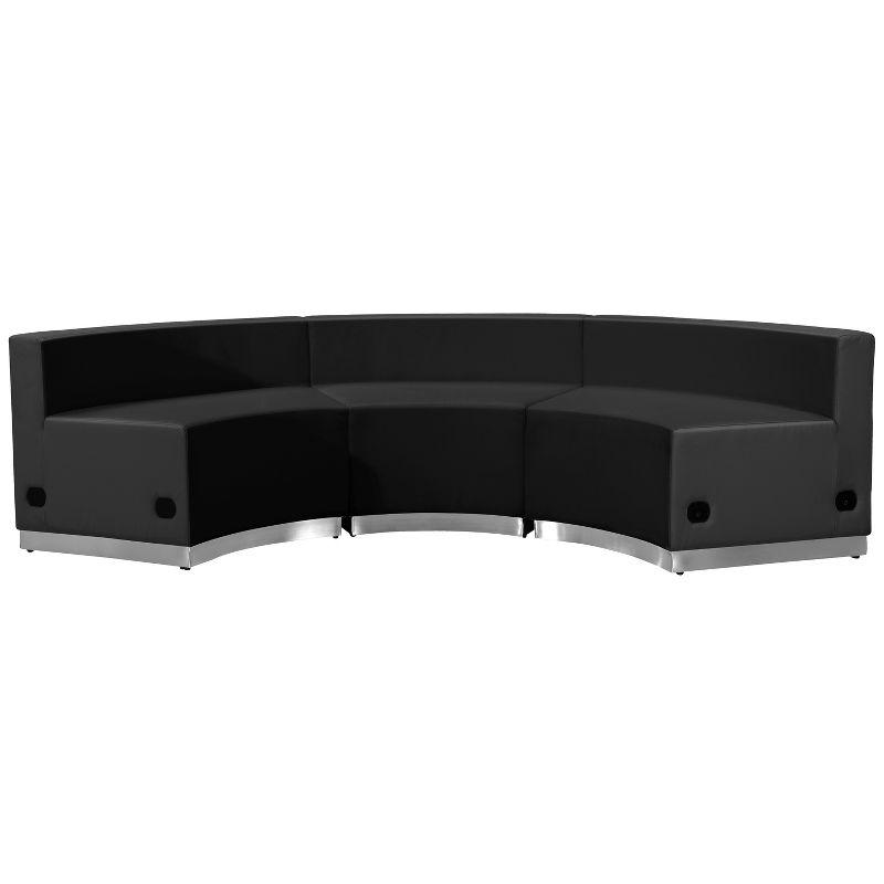 Flash Furniture HERCULES Alon Series LeatherSoft Reception Configuration, 3 Pieces