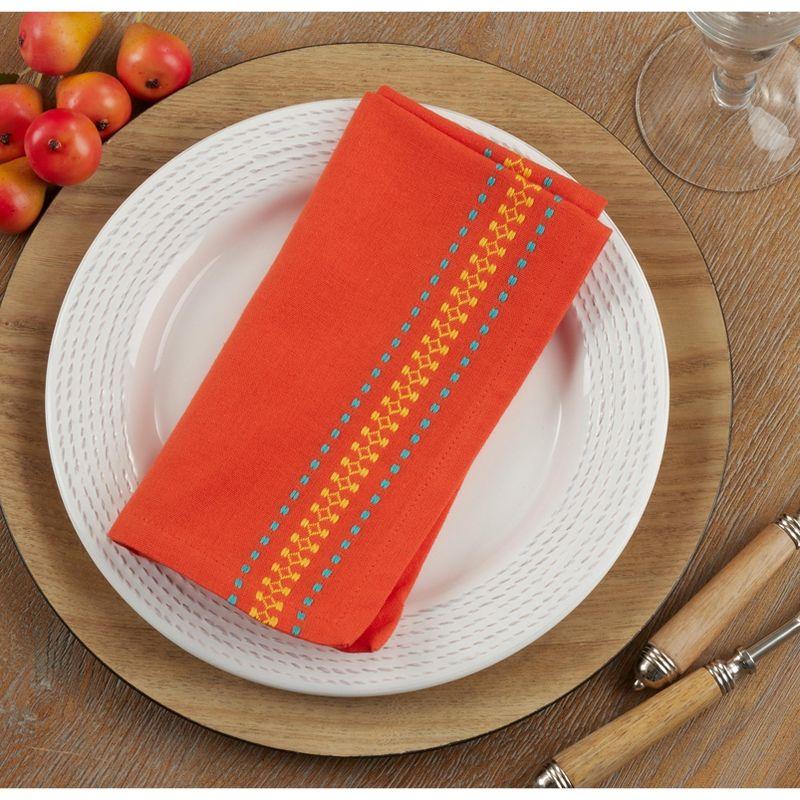 Fiesta Cotton Striped Square Napkin