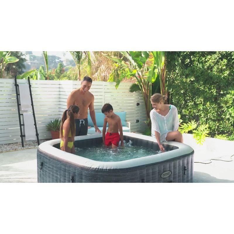 Intex Intex PureSpa Plus Inflatable Square Hot Tub w/ AirJets