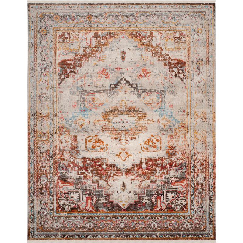 Vintage Persian VTP438 Power Loomed Indoor Area Rug - Cream/Multi - 5'x7'6" - Safavieh