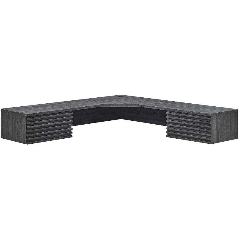 Modway Render Wall Mount Corner Office Desk