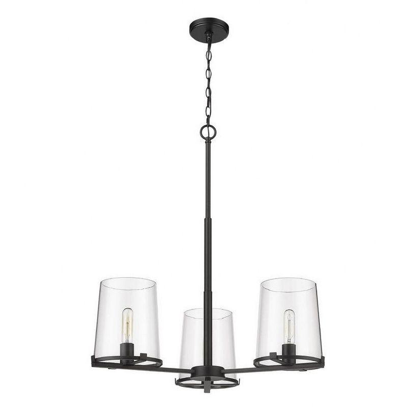 Z-Lite Callista 3 - Light Chandelier in  Matte Black