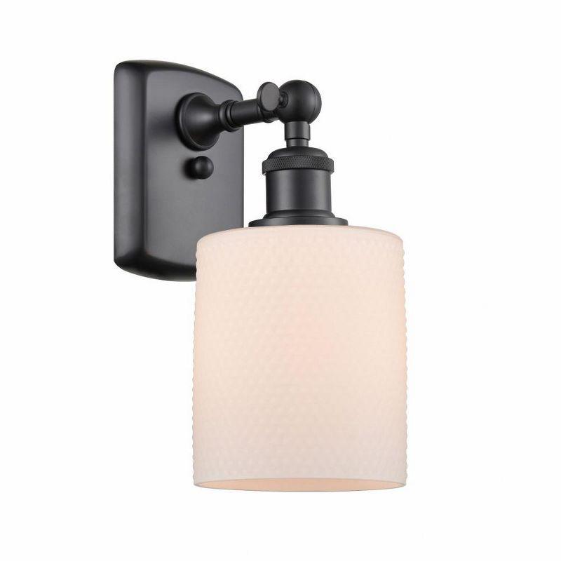 Innovations Lighting Cobbleskill 1 - Light Sconce in  Matte Black