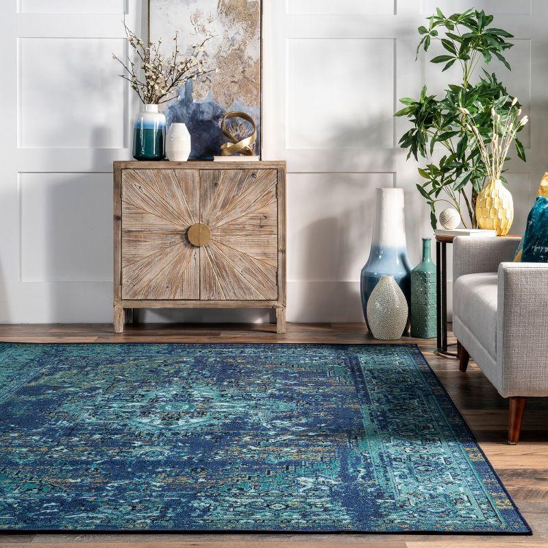 Nuloom Reiko Printed Bold Persian Indoor Area Rug