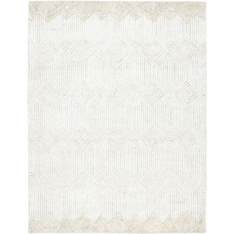 Metro MET401 Hand Tufted Area Rug - Beige/Ivory - 8'x10' - Safavieh.