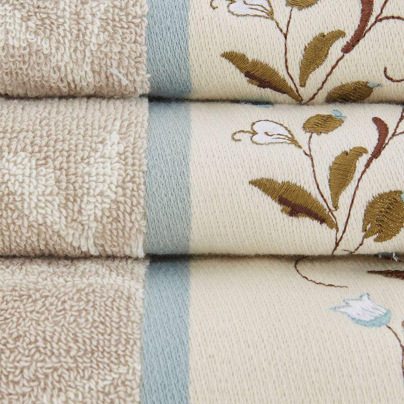 Madison Park Raheem Embroidered Cotton Jacquard Towel Set (Set of 6)