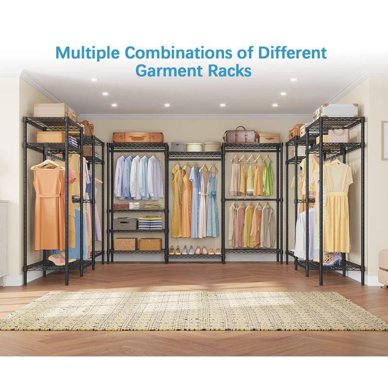 VIPEK V5 Plus Large Portable Closet Rack Freestanding Wardrobe Closet, Heavy Duty Multi-Functional Clothes Rack