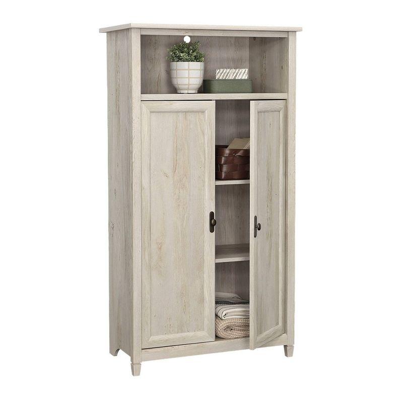 Chalked Chestnut 2-Door Office Storage Cabinet with Adjustable Shelving