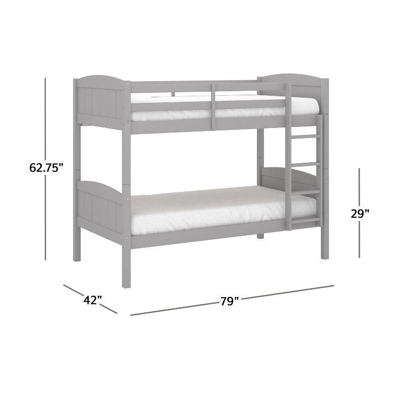 Twin Over Twin Alexis Wood Arch Bunk Bed - Hillsdale Furniture