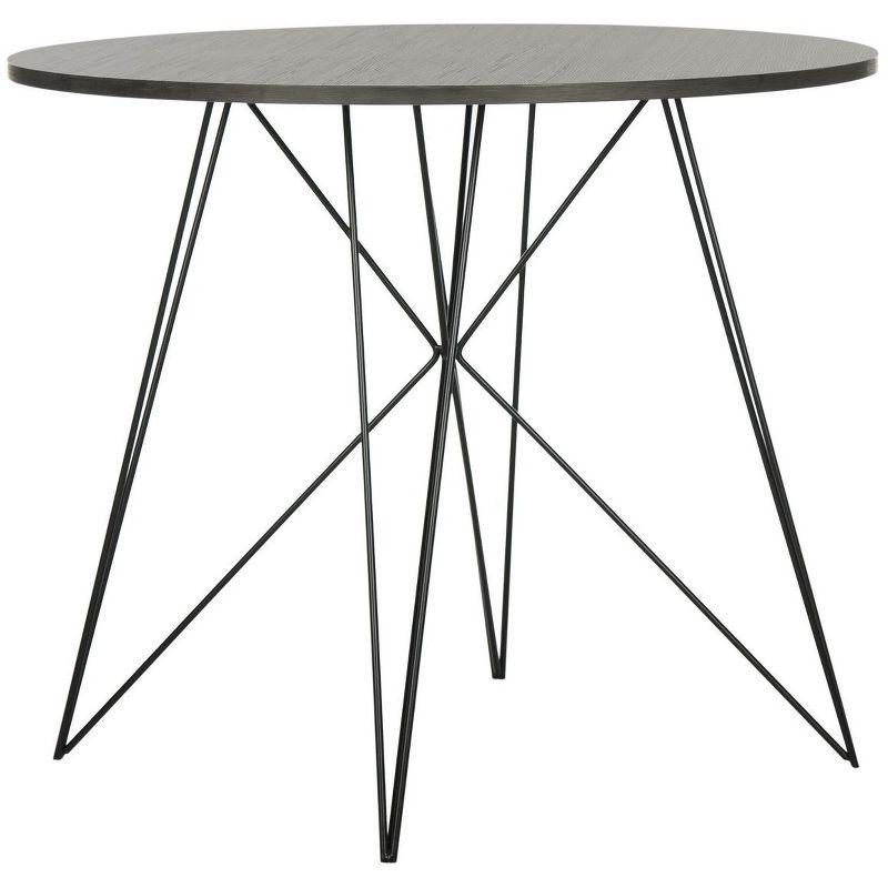 Marino Dining Table - Dark Grey - Safavieh