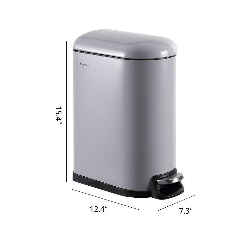 happimess Roland Steel Step On Trash Can