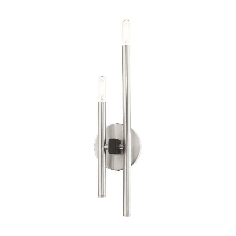 Livex Lighting Denmark 2 - Light Wall Light in  Brushed Nickel