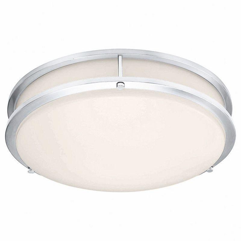 Solero II 14'' Chrome LED Flush Mount Ceiling Light