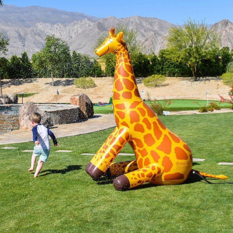 GoFloats Giant Inflatable Party Sprinkler - Giraffe