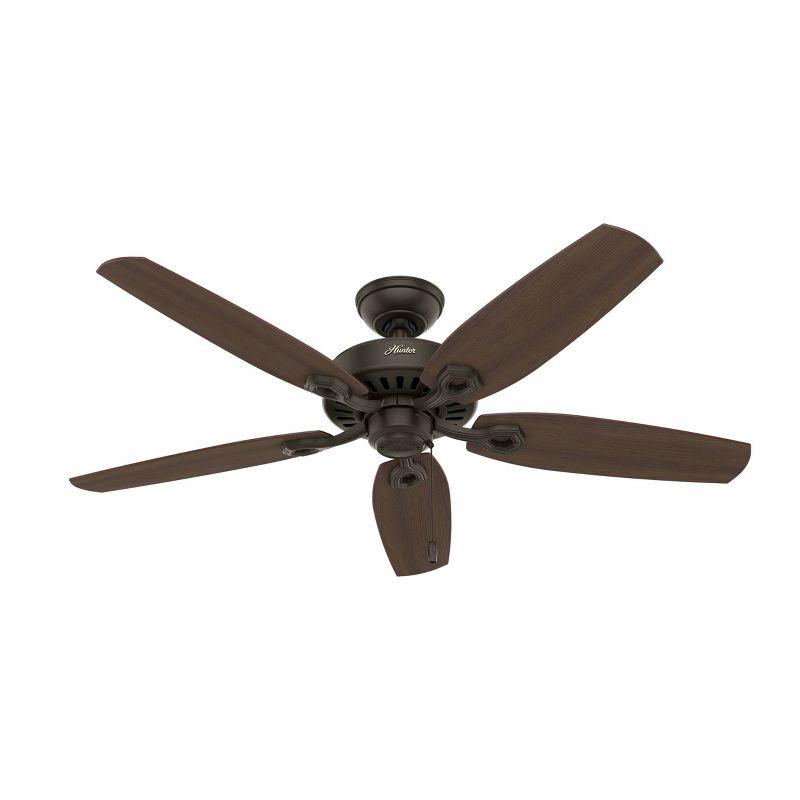 52" Builder Elite 5 - Blade Standard Ceiling Fan with Pull Chain