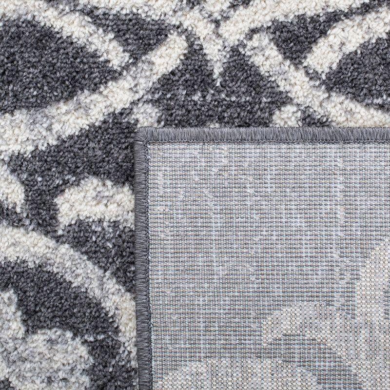 Adirondack ADR114 Machine Made Indoor Area Rug - Charcoal/Ivory - 6'x9' - Safavieh