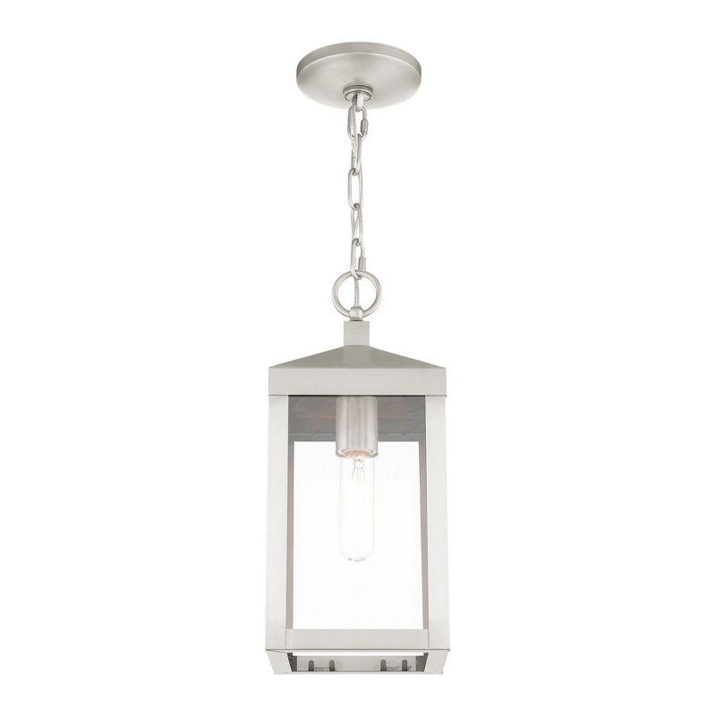 Livex Lighting Nyack 1 - Light Pendant in  Brushed Nickel