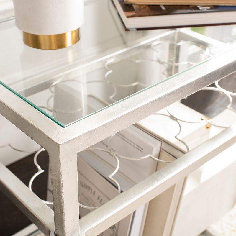 Hanzel Side Table - Silver - Safavieh.