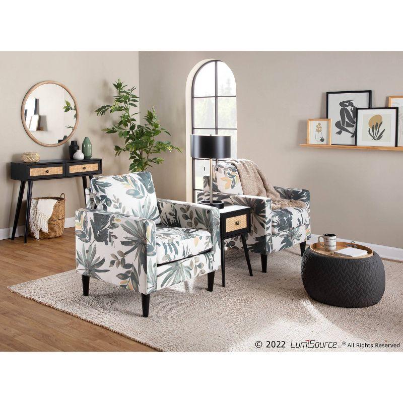 Wendy Arm Chair Polyester/Wood - LumiSource