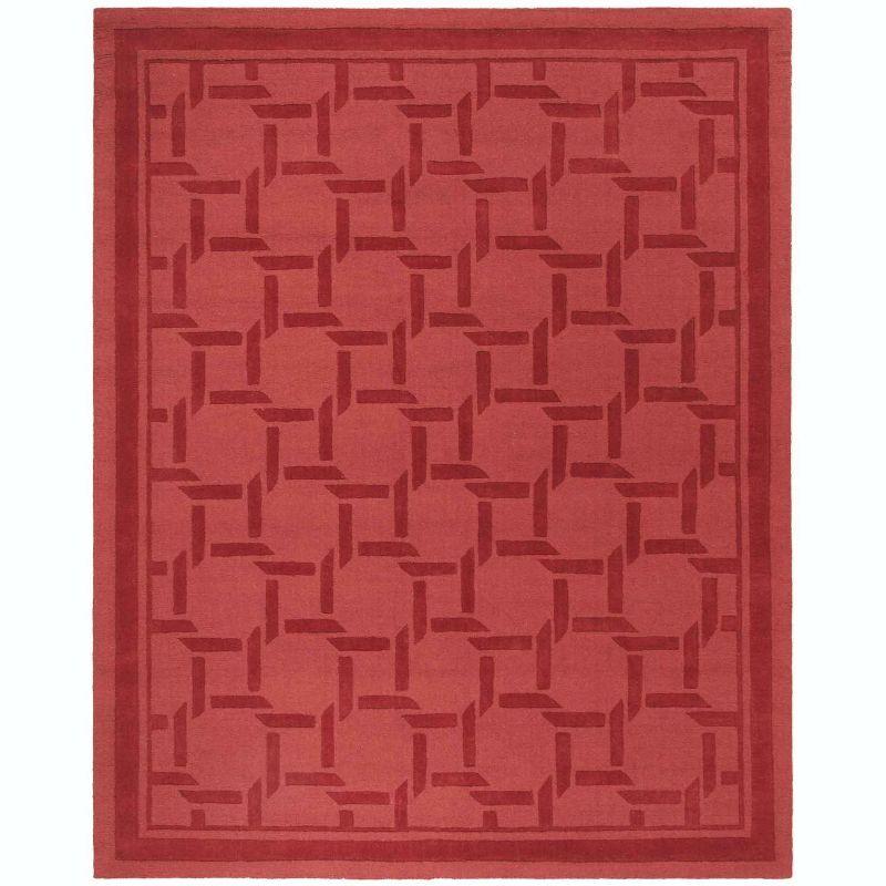 Resort Martha Stewart Hand Tufted Wool Geometric Rug