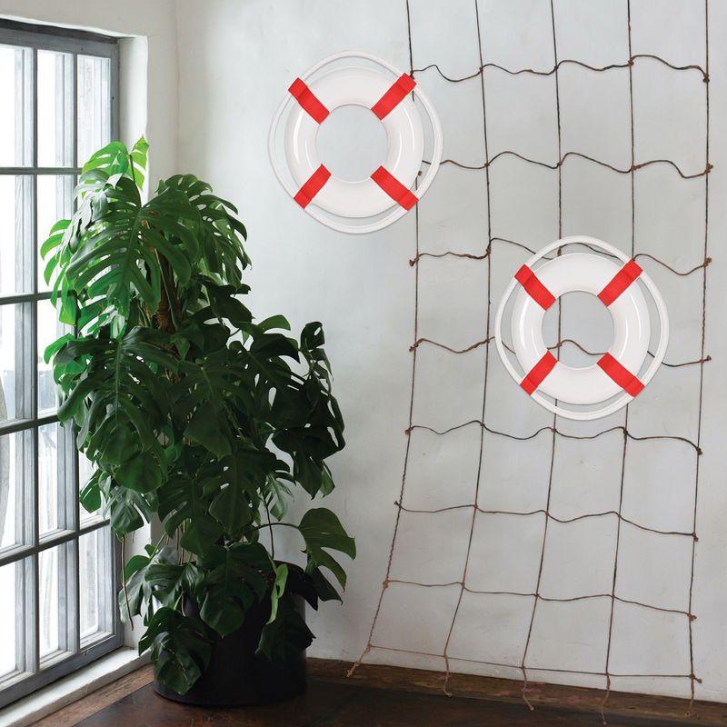 Beistle Plastic Life Preserver, 23", (24/Pkg) Multicolored