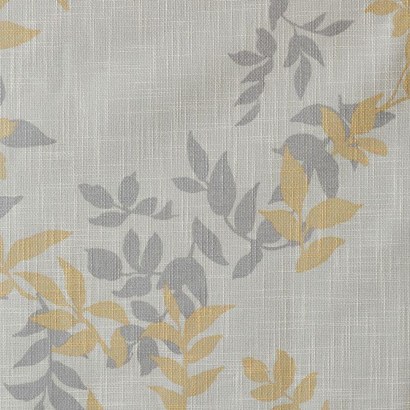 Yellow Botanical Blackout Grommet Curtain Panel, 50" x 95"