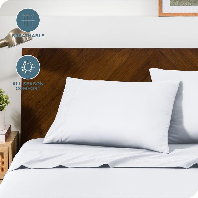 Bare Home Microfiber Pillowcase Set Envelope Closure