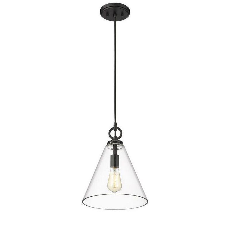 Z-Lite Harper 1 - Light Pendant in  Matte Black