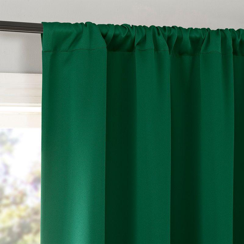 Rianna Theater Grade Extreme 100% Blackout Rod Pocket Curtain Panel