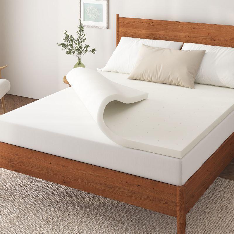 Nap Queen 4'' Ventilated Memory Foam Mattress Topper