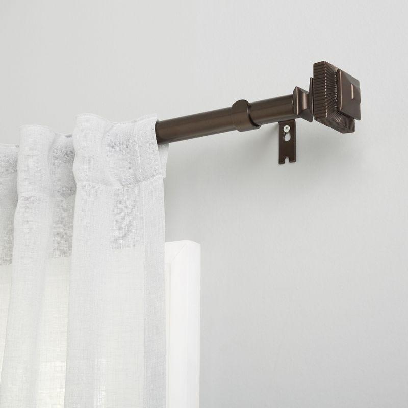 Adjustable Single Curtain Rod